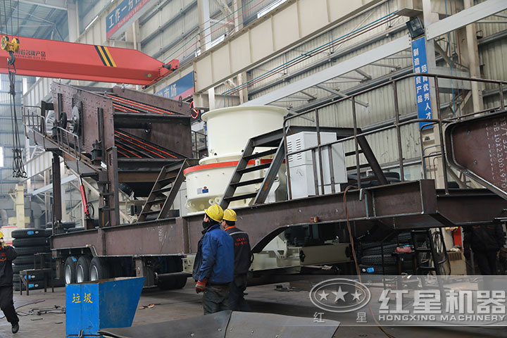 流動制砂機(jī)生產(chǎn)車間